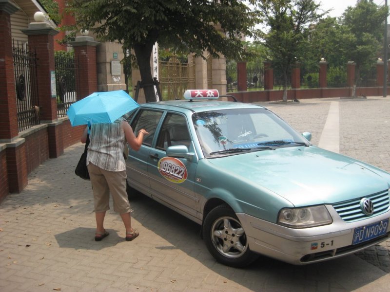 Waking up the cab driver